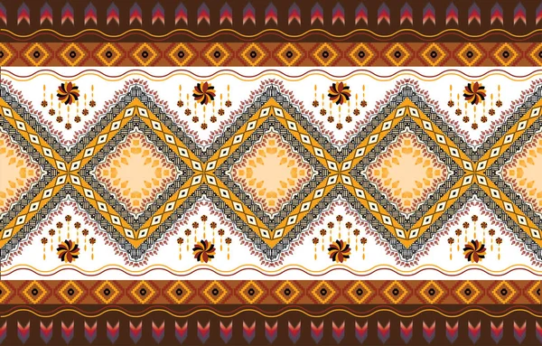 Vetor Padrão Geométrico Étnico Abstrato Motivo Asteca Afro Americana Nativa —  Vetores de Stock