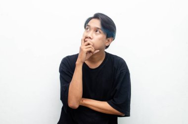 Genç Asyalı portresi düşünüyorum. 