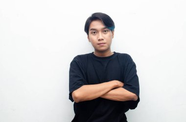 Genç Asyalı adam portresi 