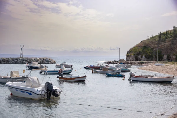 Небольшой Порт Фасос Греции Отдых — стоковое фото