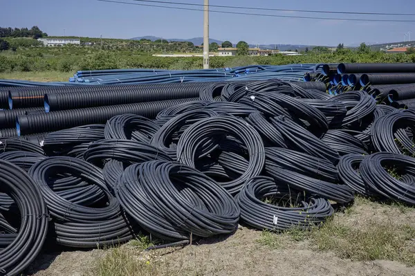 Siyah HDPE silikon boru, su kaynağı için plastik borular