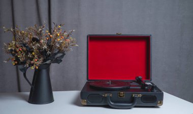 sesin mekanik kaydı ve üretimi için aygıt.