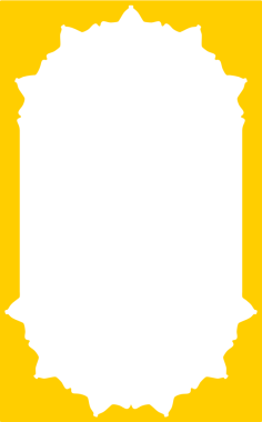 Sarı şenlikli metin çerçevesi arkaplanı