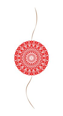 Raksha bandhan vektör tasarımı için Rakhi