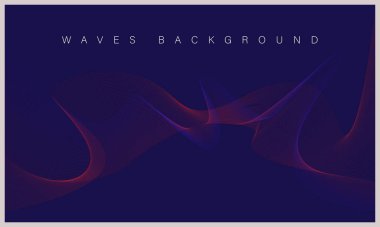 Mavi ve kırmızı dalgalı çizgiler arka plan