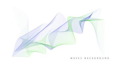 Çoklu renk dalgalı soyut satır arkaplanı