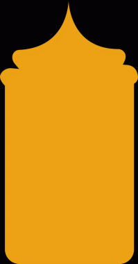 Turuncu şenlikli dikey çerçeve tasarımı elementi