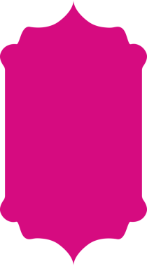 Pembe şenlikli dikey çerçeve kenar tasarımı