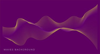 Soyut dalga arkaplan çizgisi sanat vektörü