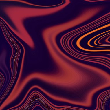 Kırmızı turuncu ve koyu mavi sıvı arkaplan