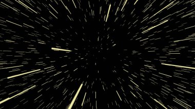 Space hyper-lapse or Space Jump or Hyperspace Jump stars.3d rendering time travel, traveling through stars with the speed of light through a black hole in a space tunnel. clipart