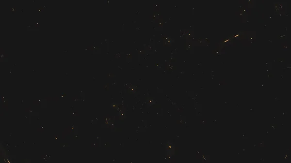 Abstract golden particle background for new year videos, celebration videos, etc floating golden sparks background in high resolution.