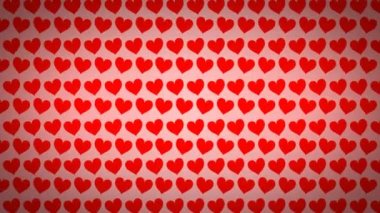 Video Background, Abstract Background animation. Valentine's Day simple heart loopable background animation in 4K 60FPS ProRes, easy to use.