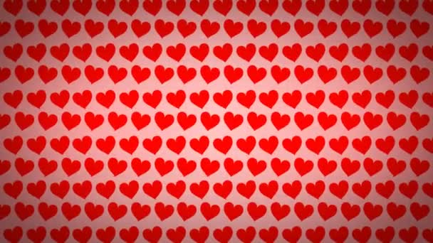 Video Background Abstract Background Animation Valentine Day Simple Heart Loopable — Stockvideo