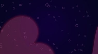 Valentine's Background, heart shape dancing and jumping with some particles in it in 4K resolution. VJ loop motion background in 4K. Happy Valentines Day card invitation motion background.
