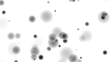 Black and white sphere particle wallpaper or home screen or screen saver animation