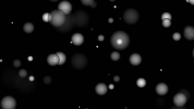 Black and white sphere particle wallpaper or home screen or screen saver animation