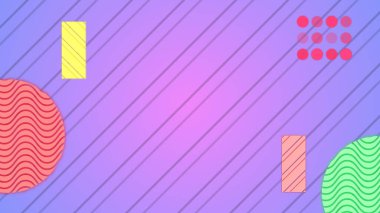 Minimalist Funk: Oyuncu ve Moda Estetiği ile Çağdaş ve Etkileyici Görüntü Arkaplan Hareketi Grafiği