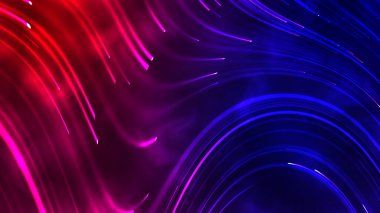 Fiber Rüyalar: 3 Boyutlu Parçacık Teknolojisi Tarafından Büyüleyici 4K Animasyon İplik benzeri ve Ruhsal Arkaplan Oluşturma