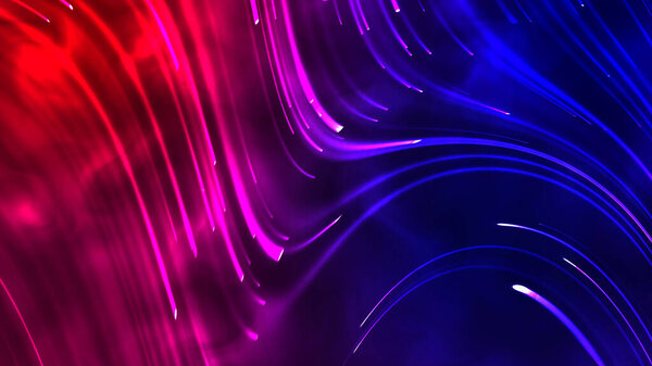 Fiber Dreams: месседж 4K Animation Feed 3D Particle Technology Creating a Thread-like and Ethereal Background