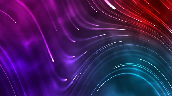 Fiber Dreams Mesmerizing Animation Featuring Particle Technology Creating Thread Ethereal — Stock Photo, Image