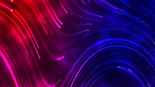 Fiber Dreams: месседж 4K Animation Feed 3D Particle Technology Creating a Thread-like and Ethereal Background