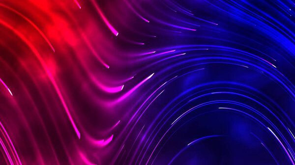 Fiber Dreams: месседж 4K Animation Feed 3D Particle Technology Creating a Thread-like and Ethereal Background