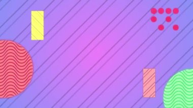Minimalist Funk: Oyuncu ve Moda Estetik, 4K UHD çözünürlüklü Çağdaş ve Etkileyici Video Arkaplan Hareketi Grafiği. Modern moda stilleri.