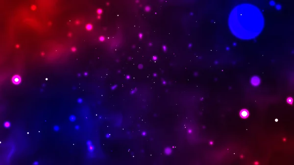 Paisaje Ensueño Galáctico Una Exhibición Fascinante Colores Cósmicos Partículas Estrelladas — Foto de Stock