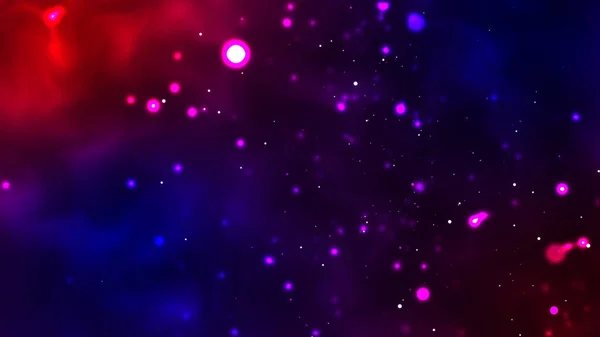 Galactic Dreamscape Mesmerizing Display Cosmic Colors Starry Particles Space Background — Stock Photo, Image