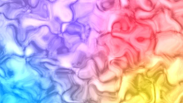 Fluid Artistry Mesmerizing Computer Generated Animation Abstract Watercolor Mixing Blending — Φωτογραφία Αρχείου