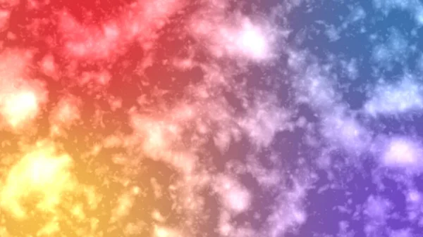 마법의 Colorful Noisy Clouds Shimmering Stars Creating Dreamy Ethereal Atmosphere — 스톡 사진