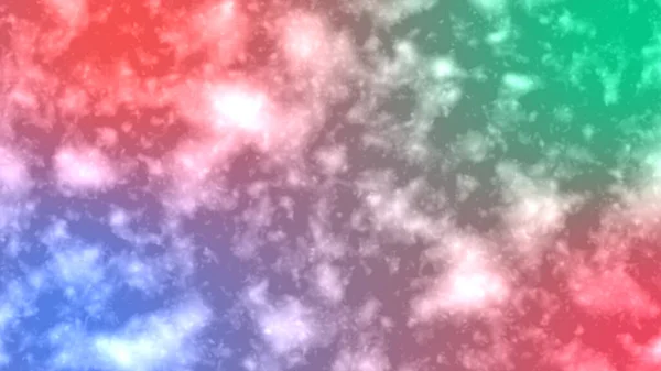 Enchanted Skies Fantasy Animation Colorful Noisy Clouds Shimmering Stars Creating — Fotografia de Stock
