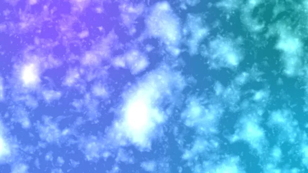 Ciel Enchanté Une Animation Fantastique Nuages Bruyants Colorés Étoiles Chatoyantes — Photo