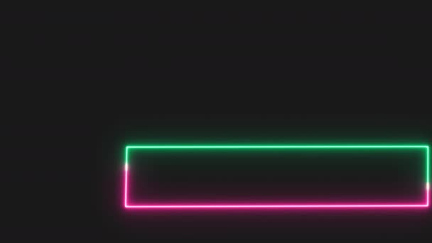Neon Nights Eine Uhd Motion Graphics Anzeige Unterer Dritter Designs — Stockvideo
