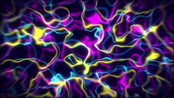 Immerse Yourself Vibrant Chaos Our 25Fps Colorful Noise Background Animation — Stock Video