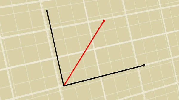 Straight Line Graph Concept Animation High Resolution Graph Animation Infographics — Stock Photo, Image