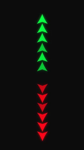 Seta Vertical Animação Loop Alta Resolução Flechas Modernas Animadas Resolução — Fotografia de Stock