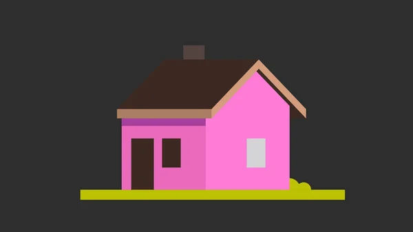 Jednoduchá Domácí Animace Koncepční Klip Zvyšující Prodej Domů Nemovitostí Zisk — Stock fotografie