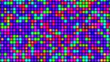 Çarpıcı disko ışık döngüsü animasyonu. Retro Club animasyon 4K 60 Fps 'de. Yüksek kalite mal.