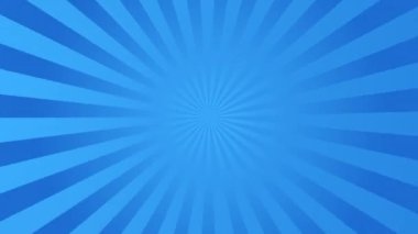 4K 60FPS 'de yaratıcı anime tarzı karikatür arka plan animasyonu. Yıldız patlaması retro-stil mizah arkaplan animasyonu 4K.