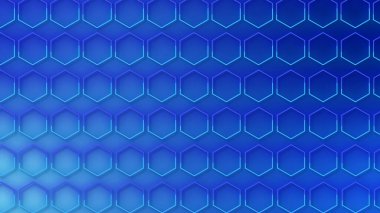 Lüks soyut geometrik fütüristik altıgen arka plan döngüsü. Siber uzay, film, ekran koruyucu, duvar kağıdı için modaya uygun neon renkli bg. Kusursuz temiz ve parlak teknoloji bg.;