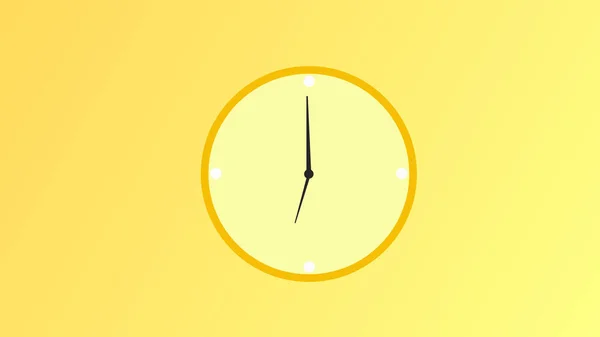 Abstracto Reloj Animación Simple Icono Reloj Movimiento Concepto Rápido Viaje —  Fotos de Stock