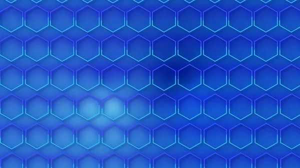 Luksus Abstrakt Geometrisk Futuristisk Sekskant Baggrund Loop Trendy Sci Neon - Stock-foto