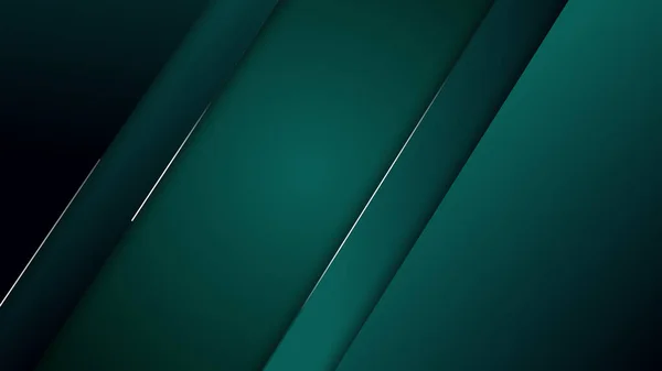Gradiente Verde Formas Elegantes Que Mueven Diagonalmente Con Líneas Simples —  Fotos de Stock