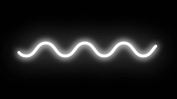 Eenvoudige Loopable Trendy Squiggle Line Animatie — Stockfoto