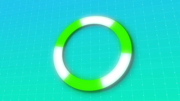 Simple Clen Loading Animation Digital Dots Grid Moving Модерн Futuristic — стокове фото
