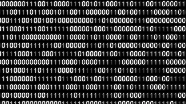 Moving Animation Cybersecurity Computer Science Adatszerkezetek Creatív Matrix Style Binary — Stock Fotó