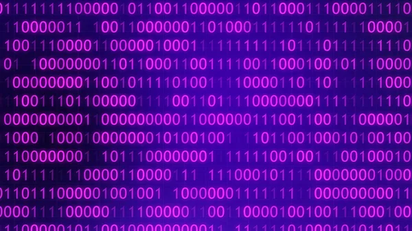 Bináris Mozgás Horizontális Coding Program Hacker Screen Scifi Movie Vonatkozó — Stock Fotó