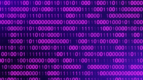 Binary Moving Horizontal Codingareming Hacker Scifi Movie Данія Нітеворк Matrix — стокове фото